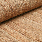 Savi Home Hand Braided Jute Runner Rug 24x72 Reversible Farmhouse Rugs for Hallway, Kitchen, Living Room, Bedroom - 2x6' - Natural