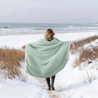 Joiedomi Twin Blanket for Couch Bed, Sage Green Knitted Blankets Gifts for Women Mom Girls, Cozy Cute Soft Throw Home Room Decor Aesthetic for Women Mothers Birthday Gifts 60x80 Inches