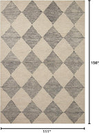 Loloi Chris Loves Julia Francis Collection FRA-01 Beige/Charcoal 9'-3" x 13' Area Rug