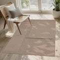 Easy Jute Rug 3x5: Indoor Outdoor Natural Boho Area Rugs for Living Room Patio Washable - Farmhouse Neutral Contemporary Carpet Mat for Entryway Bedroom Kitchen Backyard Sunroom Non Slip