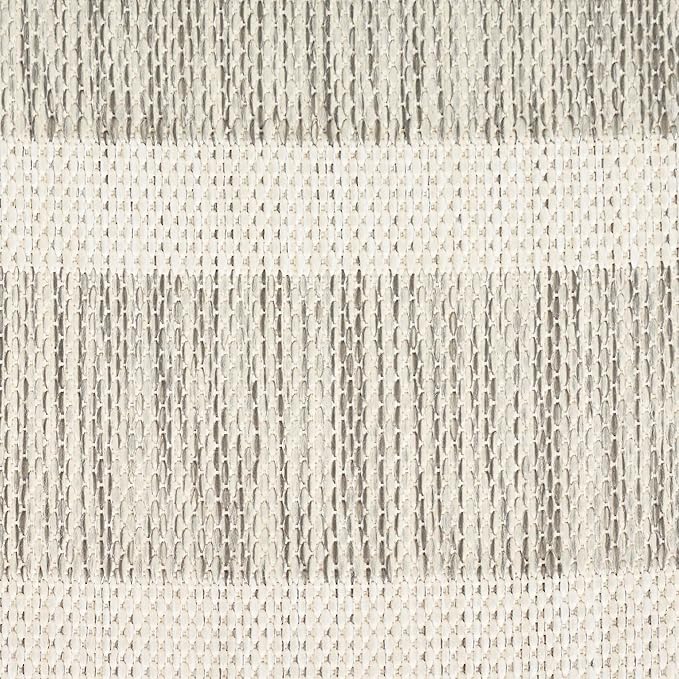 Nourison Home Positano Grey Ivory 7' x 10' Area Rug - Easy Clean, Non Shedding, Bed Room, Living Room, Dining Room, Kitchen (7' x 10')