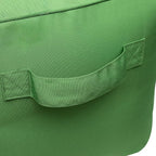 QILLOWAY Indoor/Outdoor Inflatable Stool, Ottoman Pouf Cube 16",All Weather Foot Rest for Camping or Home (Lime Green)
