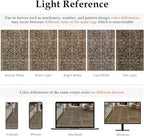 Area Rug 5x7 Brown Washable Vintage Living Room Carpetb Traditional Distressed Bedroom Indoor Soft Non Slip Large Rug Retro Thin Low Pile Floor Cover for Office Dining Room