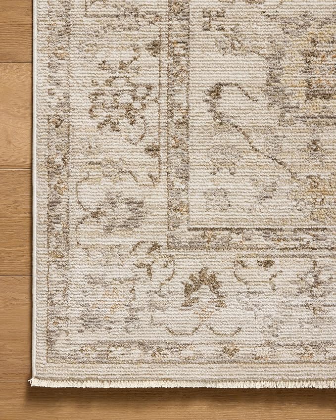 Loloi Magnolia Home by Joanna Gaines Pace Collection PAC-01 Natural/Stone 7'-10" x 10' Area Rug