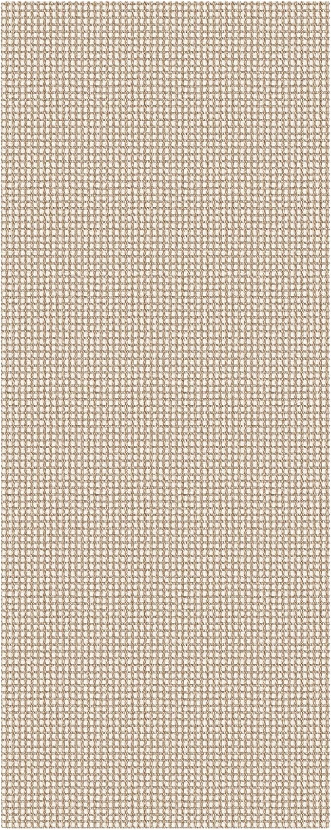EARTHALL Woven Runner Rug 2x5 Ft Washable Runners for Hallways Cotton Non Slip Rubber Backed Kitchen Runner Braided Indoor Floor Carpet for Entryway, Hallway, Kitchen, Bedroom, Beige/Khaki