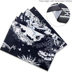 OIOVOIO The Lovers Tapestry Gothic Wall Tapestries Black and White Skeleton Mushroom Grunge Dark Witchy Wall Hanging for Home Decor Aesthetic Bedroom Living Room Dorm Decor (59"x51", Lovers)