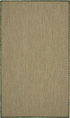 Nourison Home Courtyard Green 3' x 5' Area Rug - Easy Clean, Non Shedding, Bed Room, Living Room, Dining Room, Kitchen (3' x 5')