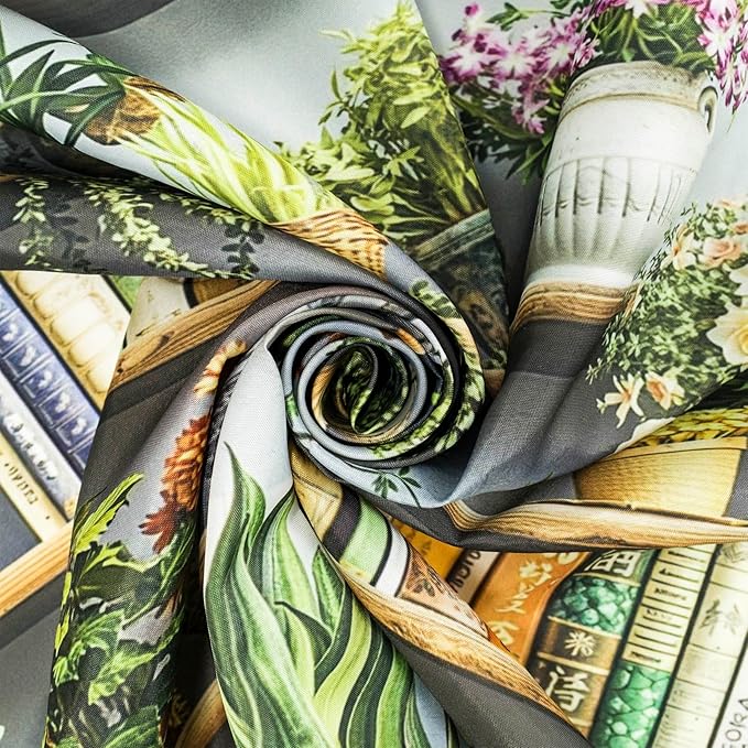 EOBTAIN Green Plant Tapestry Cactus and Floral Potting on Bookshelf Tapestries Hanging Botanical and Reading Tapestry Wall Hanging Decor for Bedroom Living Room 60x40 Inch