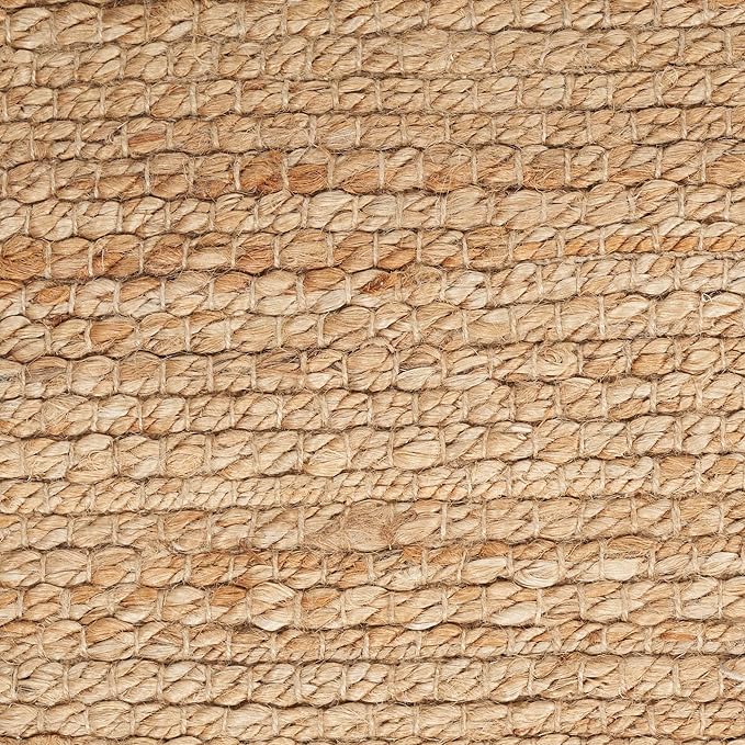 Nourison Home Natural Jute Natural 2'3" x 12' Area Rug - Easy Clean, Non Shedding, Bed Room, Living Room, Dining Room, Kitchen (12' Runner)