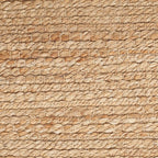 Nourison Home Natural Jute Natural 4' x 6' Area Rug - Easy Clean, Non Shedding, Bed Room, Living Room, Dining Room, Kitchen (4' x 6')