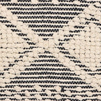 REDEARTH · Handmade Boho Throw Pillow Covers - Bohemian Chic Farmhouse Style - Accent Woven Indoor and Outdoor Cushion Cases for Couch - Bed - Chair - Sofa - Benches – Set of 2-18"x18" - Black