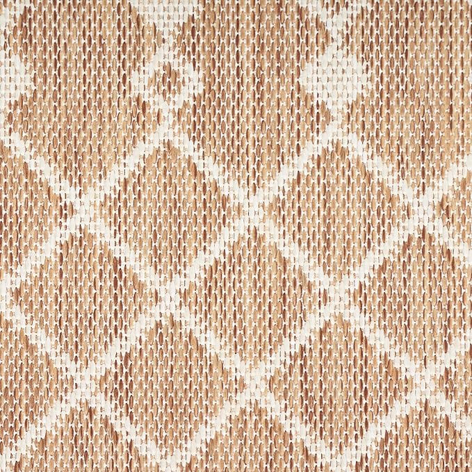 Nourison Home Positano Jute 5' x 7' Area Rug - Easy Clean, Non Shedding, Bed Room, Living Room, Dining Room, Kitchen (5' x 7')
