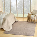 Nourison Home Natural Jute Grey 8' x 10' Area Rug - Easy Clean, Non Shedding, Bed Room, Living Room, Dining Room, Kitchen (8' x 10')