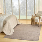 Nourison Home Natural Jute Grey 8' x 10' Area Rug - Easy Clean, Non Shedding, Bed Room, Living Room, Dining Room, Kitchen (8' x 10')