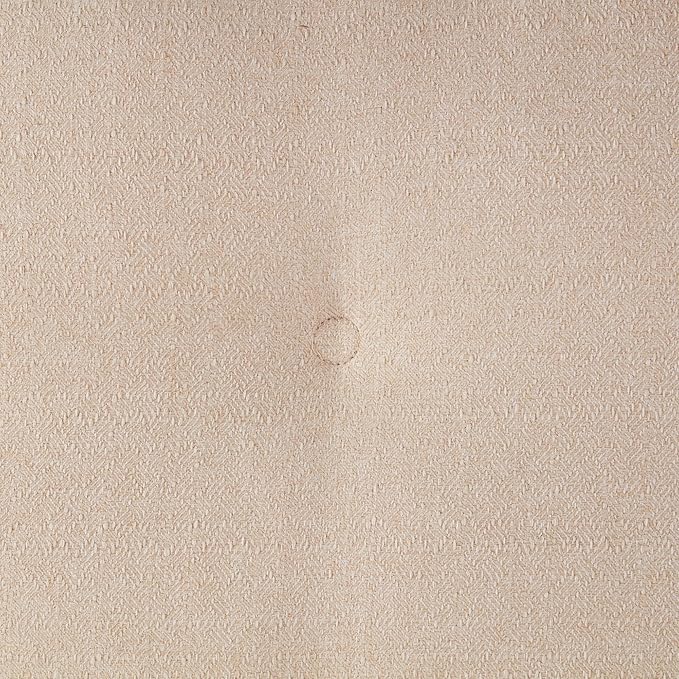 Square Tufted Floor Pillow with Removable Cover, Cream, Medium (32")