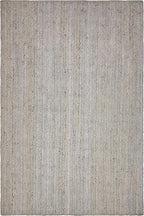 Unique Loom Braided Jute Collection Area Rug - Dhaka (4' 1" x 6' 1" Rectangle, Gray)