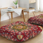 Mandala Meditation Cushion, Boho Meditation Mat, Meditation Pillows for Sitting on Floor, Cushions for Sitting in Home and Outdoor, Square Floor Pillow Cushion Seating for Yoga Accessories 22'' X 22''