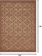 Loloi Chris Loves Julia Judy Collection JUD-07 Natural/Spice 8'-6" x 11'-6" Area Rug