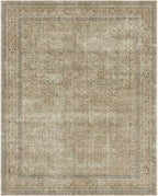 10x14 Area Rug Washable Rugs: Large Living Room Rug Stain Resistant Non Slip Distressed Vintage Low Pile Faux Wool Soft Rugs for Bedroom Farmhouse Dining Room Nursery Indoor