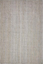 Unique Loom Braided Jute Collection Area Rug - Dhaka (4' 1" x 6' 1" Rectangle, Gray)