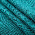 Vonty Teal Knitted Blanket with Tassels Fringe 50" x 60", Super Soft Knit Throw Blanket, Farmhouse Decorative Lightweight Blanket for Couch, Sofa, Bed