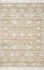 Loloi Angela Rose Rivers Collection RIV-04 Natural/Ivory 8'-6" x 11'-6" Reversible Area Rug