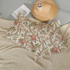 Chinoiserie Pillow Covers 16x16 Set of 2 Pink Green Bird Floral Throw Pillows Vintage Pink Flower Bird Decorative Pillow Cases Outdoor Chinoiserie Decor Farmhouse Cushion Case for Couch Sofa