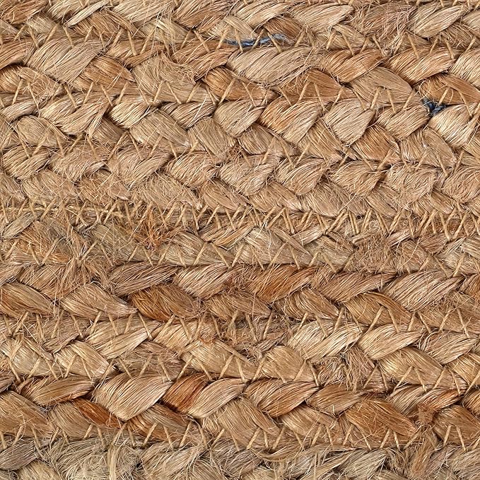 Jute Braided Table Runner, Natural - 13x36 Inches, Decorative Rustic Accent Boho Reversible Runners for Wedding Parties, Kitchen, Dining Decor | Farmhouse Small Rattan Table Mat for Outdoor Indoor Use