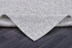 Easy Jute Rugs 4x6 Gray Color Living Room Indoor Outdoor Area Rug for Farmhouse Patio and Kitchen Rug High Traffic Washable Easy to Clean Solid Boho Woven Design Outside Carpet (4 x 6)