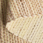 SAFAVIEH Area Rug 8x10 - Cape Cod Collection - Large - Yellow & Natural, Handmade Jute & Cotton, Ideal for Living Room, Bedroom, Dining Space (CAP236C)