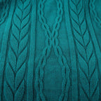 YUSOKI Queen Size Blanket Single Layer,Weight(4.4lb),370GMS-3D Stylish Design for Gift Home Decor (Teal,90"x90")