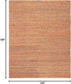 SAFAVIEH Natural Fiber Collection Area Rug - 10' x 14', Gold, Handmade Jute, Braided Woven Design, Ideal for Living Room, Bedroom (NF212E)
