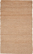 SAFAVIEH Natural Fiber Collection Accent Rug - 3' x 5', Natural, Handmade Farmhouse Fringe Jute, Ideal for High Traffic Areas in Entryway, Living Room, Bedroom (NF731A)