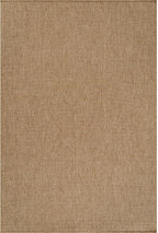 CAMILSON Easy Jute Rug 5x7, Indoor Outdoor Natural Color Farmhouse Area Rugs for Living Room Patio and Kitchen Rug, Solid Boho Woven Design, Easy-Cleaning, Washable Outside Carpet Alfombras (5 x 7)
