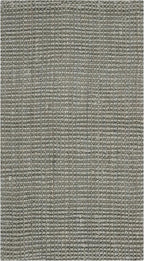 SAFAVIEH Natural Fiber Collection Accent Rug - 2'3" x 4', Green & Grey, Handmade Farmhouse Jute, Ideal for High Traffic Areas in Entryway, Living Room, Bedroom (NF730B)