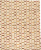 Dash and Albert Mosaic Multi Handwoven Jute Rug, 7.5 X 9.5 Feet, Multi Geometric Pattern - Premium Luxury Hotel Quality Soft Breathable Hypoallergenic Machine Washable Easy Care All Season