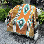 Hopstar Aztec Throw Blanket Navajo Indian Blankets and Throws Boho Western Decor Couch Cover Blanket for Bed Sofa Living Room Beach Travel 51"x63" (Emma)