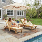 LIVEBOX Modern Easy Jute 5x7 Outdoor Rug, Washable Area Rugs for Living Room Patio Tropical Leaf Indoor Outdoor Rug, Boho Farmhouse Non Slip Carpet for Backyard Foyer Dining Room(Beige, 5'x7')