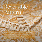 DOWN HOME Chenille Cotton Throw Blanket for Couch, Lightweight Boho Blanket for Bed Sofa Chair Living Room Outdoor Soft Woven Decorative Blanket with Tassel Gift Orange Leaves 60"x80"