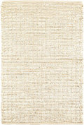 Dash & Albert Dunes Bleached Oak Handwoven Jute Rug, 7.5 X 9.5 Feet, Ivory Solid Pattern