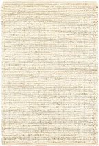 Dash & Albert Dunes Bleached Oak Handwoven Jute Rug, 7.5 X 9.5 Feet, Ivory Solid Pattern