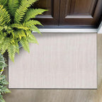 Beverly Rug Easy Jute Off White Entry Rug 2x3 Solid Washable Durable Outdoor Indoor Area Rugs for Living Dining Patio Office Stain Resistant Non Shedding Casual Indoor Outside Carpet 2 x 3 Off-White