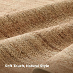 Bedsure 8x10 Printed Jute-Look Rug for Living Room, Machine Washable Rugs, Jute-Look Rug, Non-Slip Backing, Non-Shedding