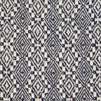 DII Diamond Stitch Woven Throw, Organic Modern, 50 x 60, Navy