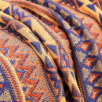 Boho Throw Blanket Couch Chair Cover, 100% Cotton Southwest Aztec Home Decor Throw - Reversible All Season Blanket for Bed Sofa Tapestry Outdoor Travel Camping. 71″×91″