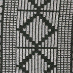 Bloomingville Soft Recycled Cotton Blend Throw with Diamond Pattern, Green and Beige