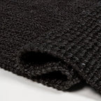 JONATHAN Y Pata Hand Woven Chunky Jute Black Indoor Area Rug, 3x5, Bohemian, Rustic, Cottage, Easy-Cleaning for Living Room, Bedroom, Kitchen, Non-Shedding (NRF102E-3)