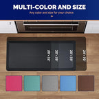 FEATOL Anti Fatigue Mat for Standing, 9/10 Extra Thick Ergonomic Standing Desk Mat, Comfort & Durable Memory Foam Standing Mat at Home,Office All Day (24" x 36", Black, 1PC)