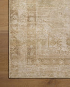 Loloi Amber Lewis Cambria Collection CBR-04 Natural/Jade 2'-6" x 9'-6" Runner Rug Jute, Neutral, Vintage Style, Antique Tone, Living, Bedroom, Dining, Carpet