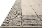 Loloi Chris Loves Julia Francis Collection FRA-02 Cream/Black 3'-6" x 5'-6" Accent Rug